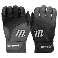 Marucci Adult PWR Fade Batting Gloves, Black/Grey