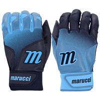 Marucci Adult PWR Fade Batting Gloves, Navy/Blue