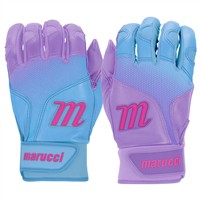 Marucci Adult PWR Fade Batting Gloves, Purple