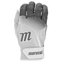 Marucci Youth PWR Fade Batting Gloves, White/Grey