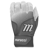 Marucci Youth PWR Fade Batting Gloves, White/Grey