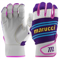Marucci Adult Swift Lite Batting Gloves, Purple/Pink