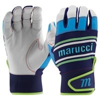 Marucci Youth Swift Lite Batting Gloves, Blue/Navy