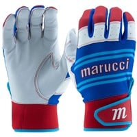 Marucci Youth Swift Lite Batting Gloves, Red/Navy