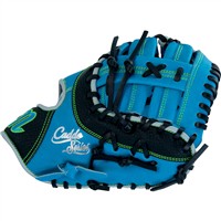 Marucci Youth Caddo 12in 1st Base Baseball Glove, Blue/Black
