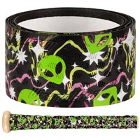 Lizard Skins DSP Ultra Outburst 0.5mm Bat Grip, Black/Green