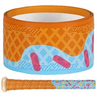 Lizard Skins DSP Ultra Outburst 0.5mm Bat Grip, Blue/Yellow