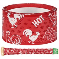 Lizard Skins DSP Ultra Outburst 0.5mm Bat Grip, Red/White