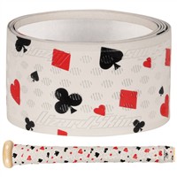 Lizard Skins DSP Ultra Outburst 0.5mm Bat Grip, White/Black/Red