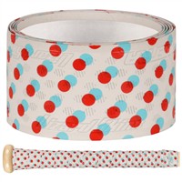 Lizard Skins DSP Ultra Outburst 0.5mm Bat Grip, White/Red