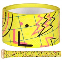 Lizard Skins DSP Ultra Outburst 0.5mm Bat Grip, Yellow/Red