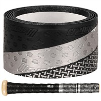 Lizard Skins DSP Ultra Outburst 1.1mm Bat Grip, Black/Silver