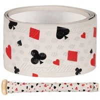 Lizard Skins DSP Ultra Outburst 1.1mm Bat Grip, White/Black/Red