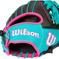 Wilson Excluisvie A1000 1786 11.5 Baseball Glove, Black/Pink