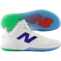 New Balance Men's Ohtani 1 Baseball Turf Shoes, White/Navy