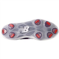 New Balance Mens 3000v7 Metal Baseball Cleats, White/Red/Blue