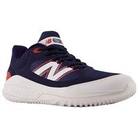 New Balance Men's 3000V7 Turf Baseball Shoes, White/Red/Blue