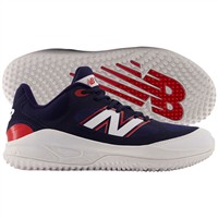 New Balance Men's 3000V7 Turf Baseball Shoes, White/Red/Blue