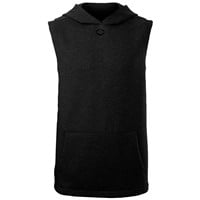 Evoshield Mens Pro Team Sleeveless Hoodie 2.0, Black