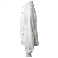 Evoshield Womens Half Zip Jacquard Pullover, Grey