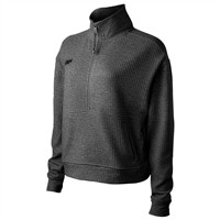 Evoshield Womens Half Zip Jacquard Pullover, Black