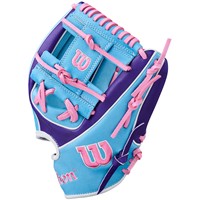 Wilson A2K 1786 11.5 Baseball Glove, Purple