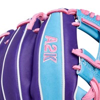 Wilson A2K 1786 11.5 Baseball Glove, Purple