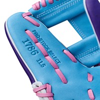 Wilson A2K 1786 11.5 Baseball Glove, Purple