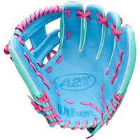 Wilson A2K 1975 SuperSkin 11.75 Baseball Glove, Green/Blue