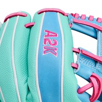 Wilson A2K 1975 SuperSkin 11.75 Baseball Glove, Green/Blue