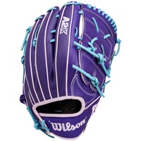 Wilson A2K B75 SuperSkin 12.75 Baseball Glove, Purple