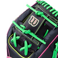 Wilson A2000 1975 SuperSkin 11.75 Baseball Glove, Black/Pink