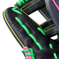 Wilson A2000 1975 SuperSkin 11.75 Baseball Glove, Black/Pink