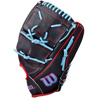 Wilson A2000 B25 12.25 Baseball Glove, Black/Red