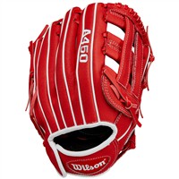 Wilson Youth A450 11 Baseball Glove, Red/White