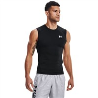 Under Armour HeatGear ARMR Short Sleeve Shirt, Black/White