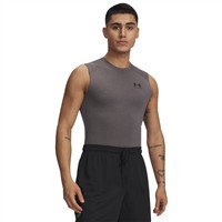 Under Armour HeatGear ARMR Short Sleeve Shirt, Grey/Black