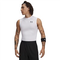 Under Armour HeatGear ARMR Short Sleeve Shirt, White/Black