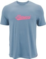 Marucci Mens Leadoff Logo Tee Script, Light Blue