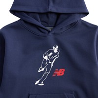 New Balance Youth Shohei Always on Logo Hoodie, Navy