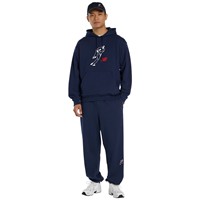 New Balance Mens Shohei Always on Logo Hoodie, Navy