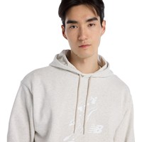 New Balance Mens Shohei Always on Logo Hoodie, Grey