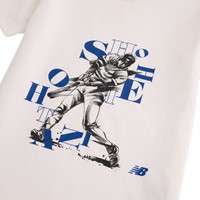 New Balance Youth Shohei Graphic T-Shirt, White
