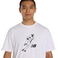 New Balance Mens Shohei Graphic T-Shirt, White