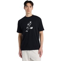 New Balance Mens Shohei Graphic T-Shirt, Black