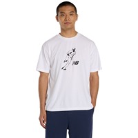 New Balance Mens Shohei Graphic T-Shirt, White