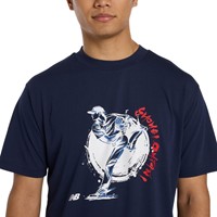 New Balance Mens Shohei Graphic Tee, Navy