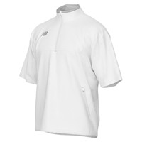 New Balance Mens Ascent Short Sleeve Cage Jacket, White