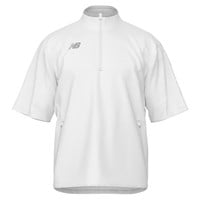 New Balance Mens Ascent Short Sleeve Cage Jacket, White
