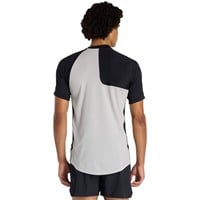 New Balance Mens Asym Top Right T-Shirt, Black